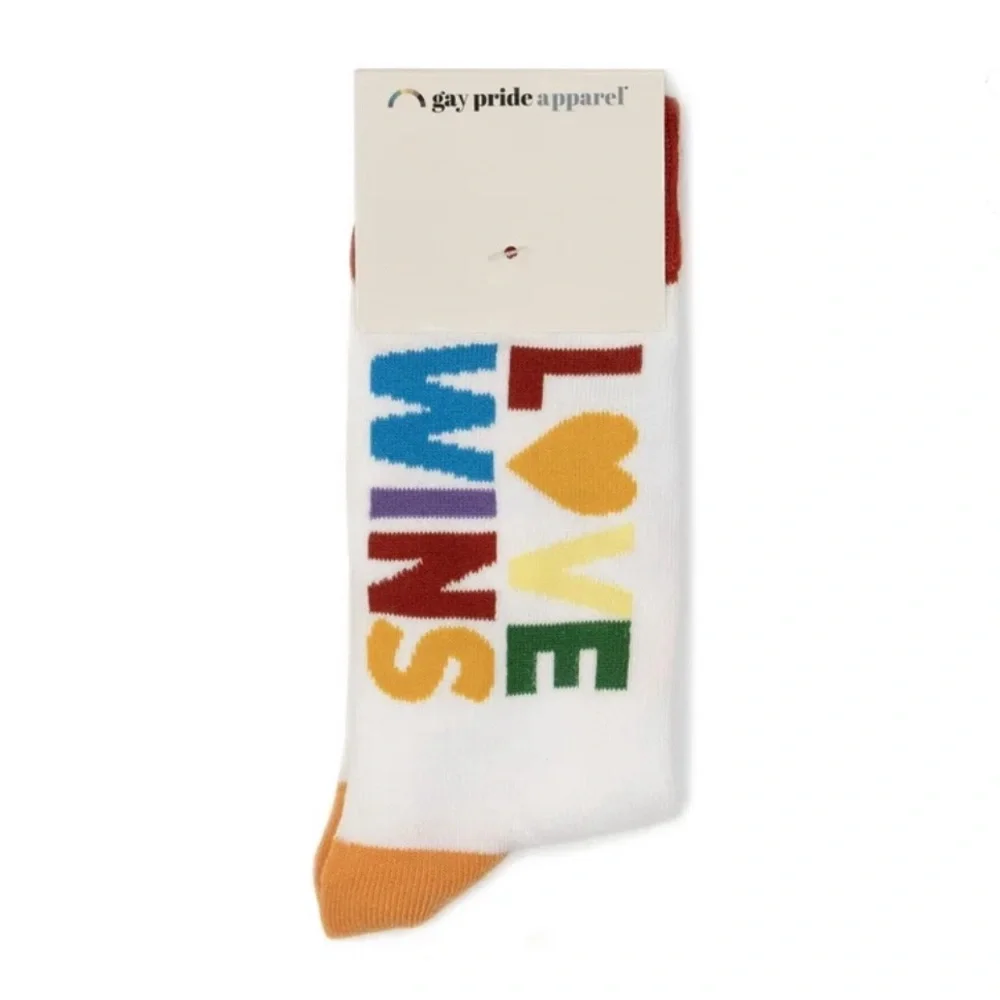 NWT Love Wins Rainbow 🌈 Socks